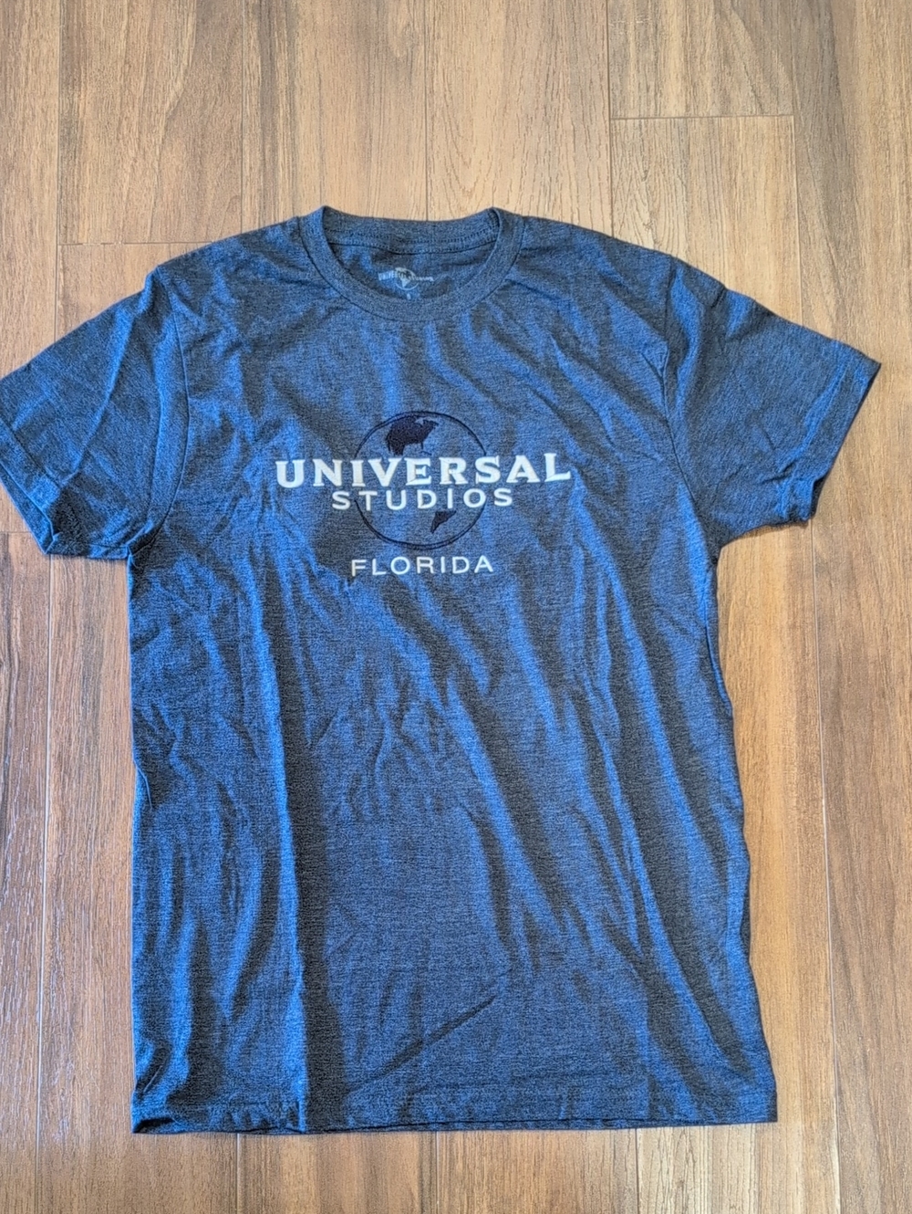 Universal Studios Florida Men's Blue Embroidered Graphic Tee